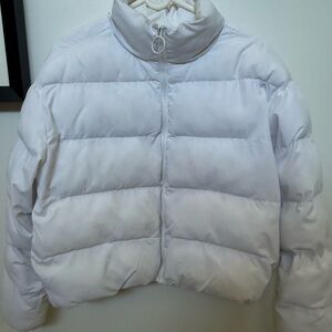 Fabletics Classic White Puffer Jacket